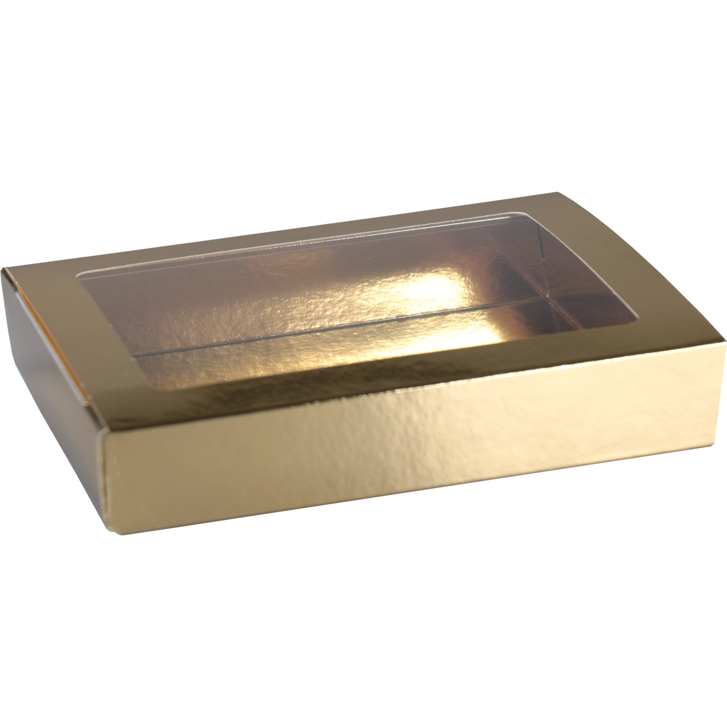 Klika - Chocolate letter box | GK4 | carton + PET | 149x109x31mm | Sinterklaas | gold | 50 pieces