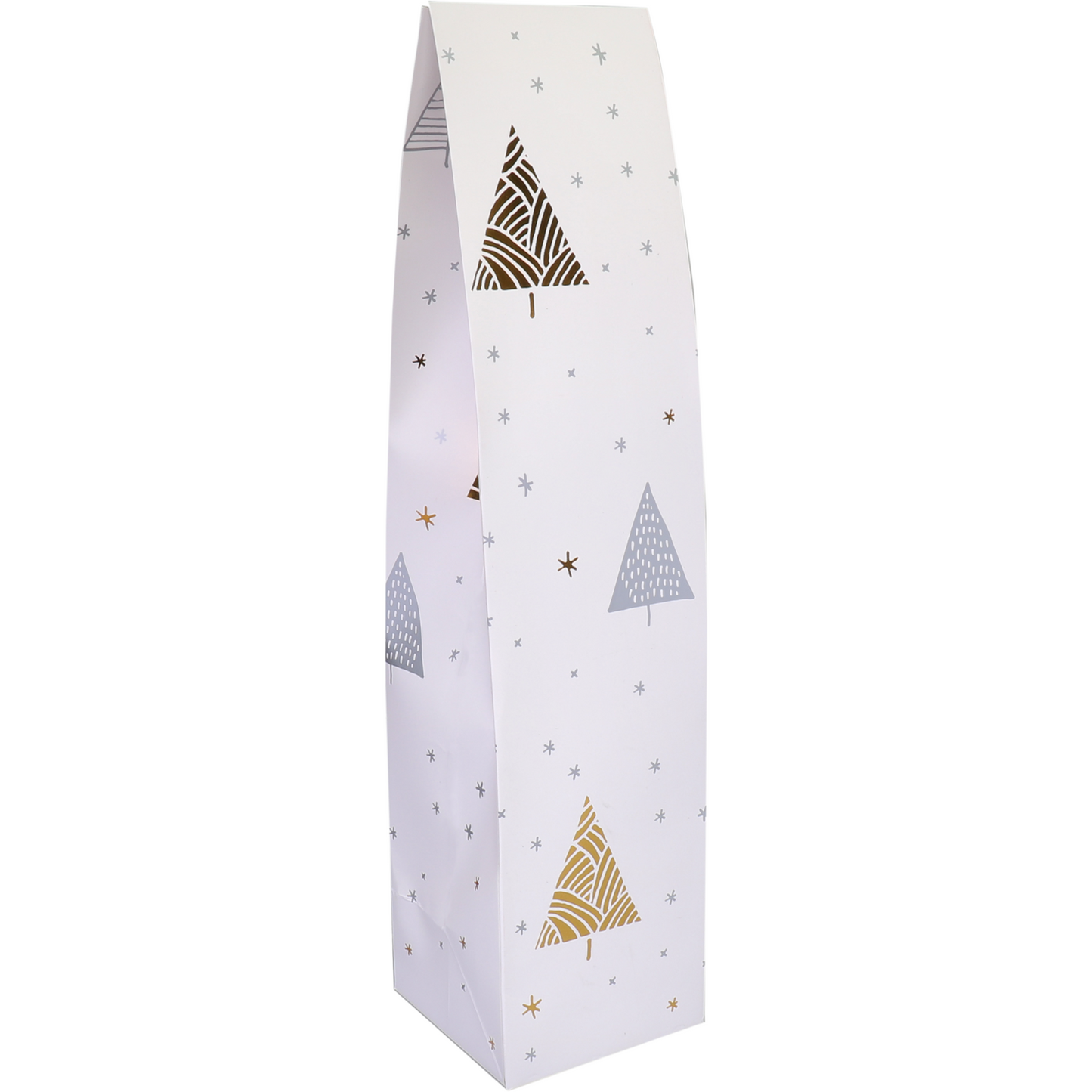 Klika - Fleszak | 9.5x41x9.5cm | Under The s | papier + PP | wit/goud/zilver | 200 stuks