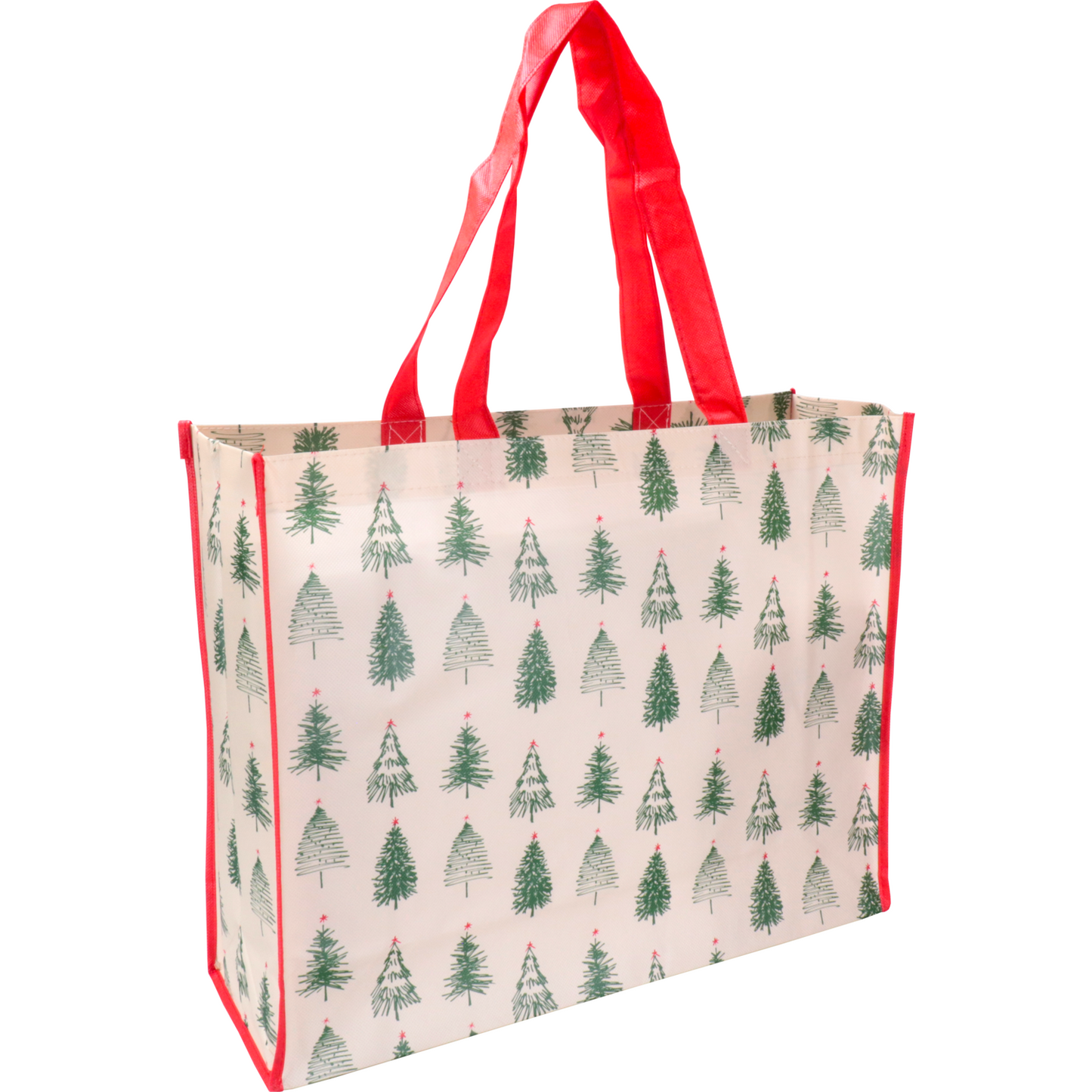 Klika - Shopper | Kerstmis | PP | Kerstboompjes | 45x 15x36cm | 100 stuks