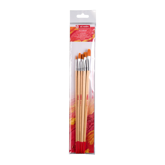Talens Art Creation - Set di filamenti Brush Art Creation tondi e piatti da 5 pezzi