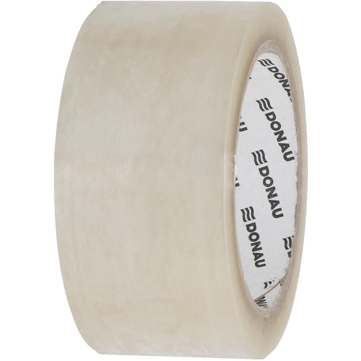 DONAU - verpakkingsplakband Solvent, 42 micron, 48 x 60 m, transparant