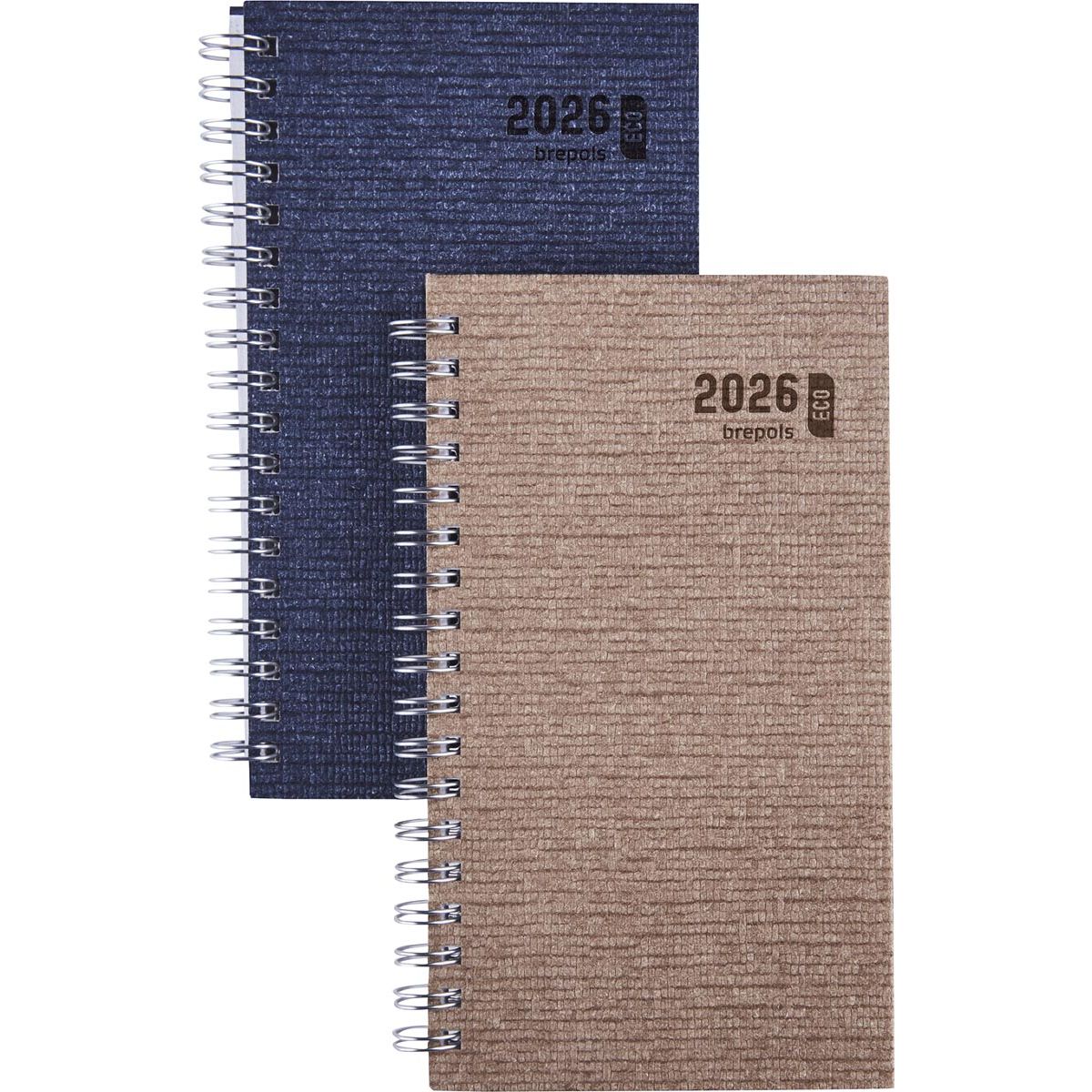 Brepols - diary Ecorama, Kazar, assorted, 2026, spiral bound