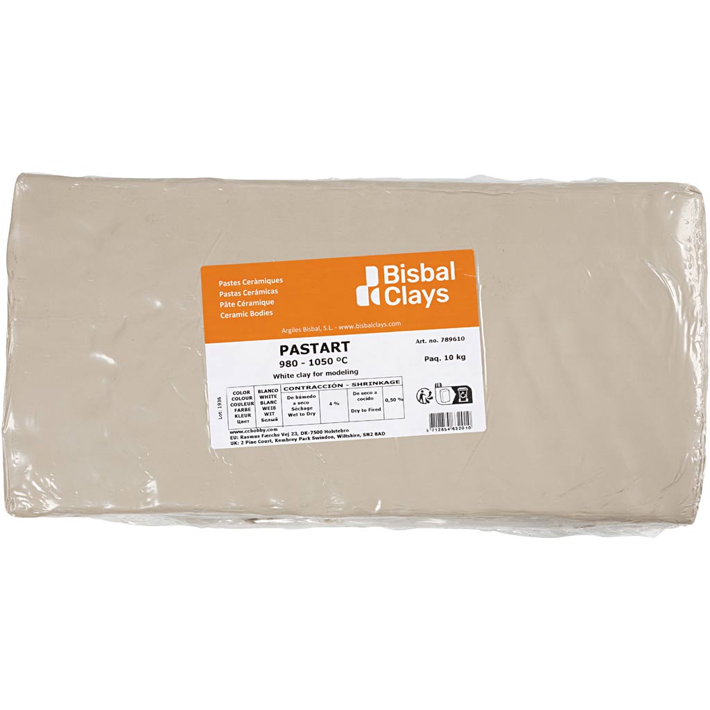 Creativ Company - Pasta da modellare bianca 10 kg