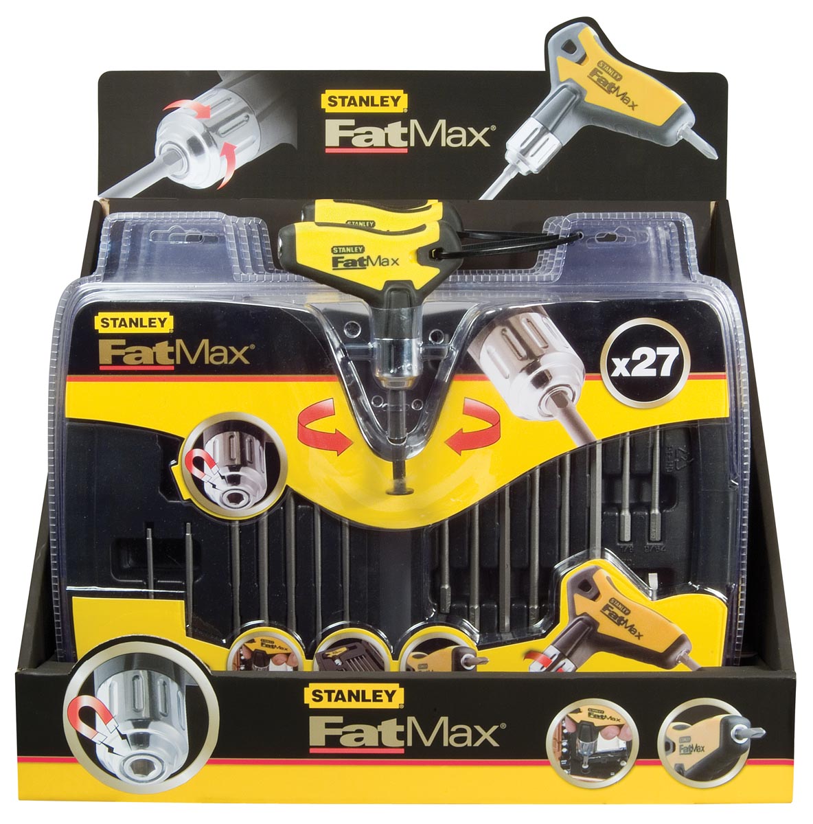 Stanley - Set di chiavi a L FatMax, set di 27 pezzi