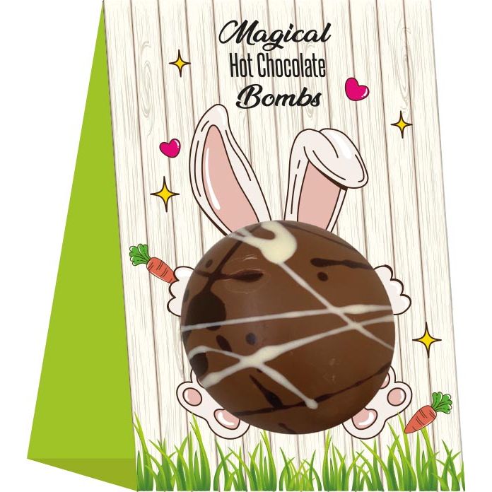 Klika - Choc Presents chocobomb Magic Hot Chocolate met minispekjes, 45 gram