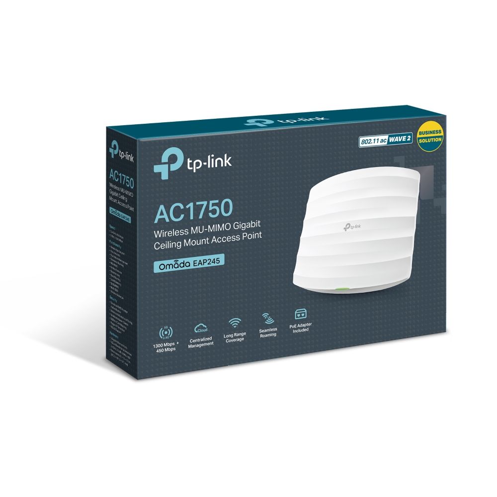 TP-Link - Omada EAP245 1750 Mbit/s Wit Power over Ethernet (PoE)