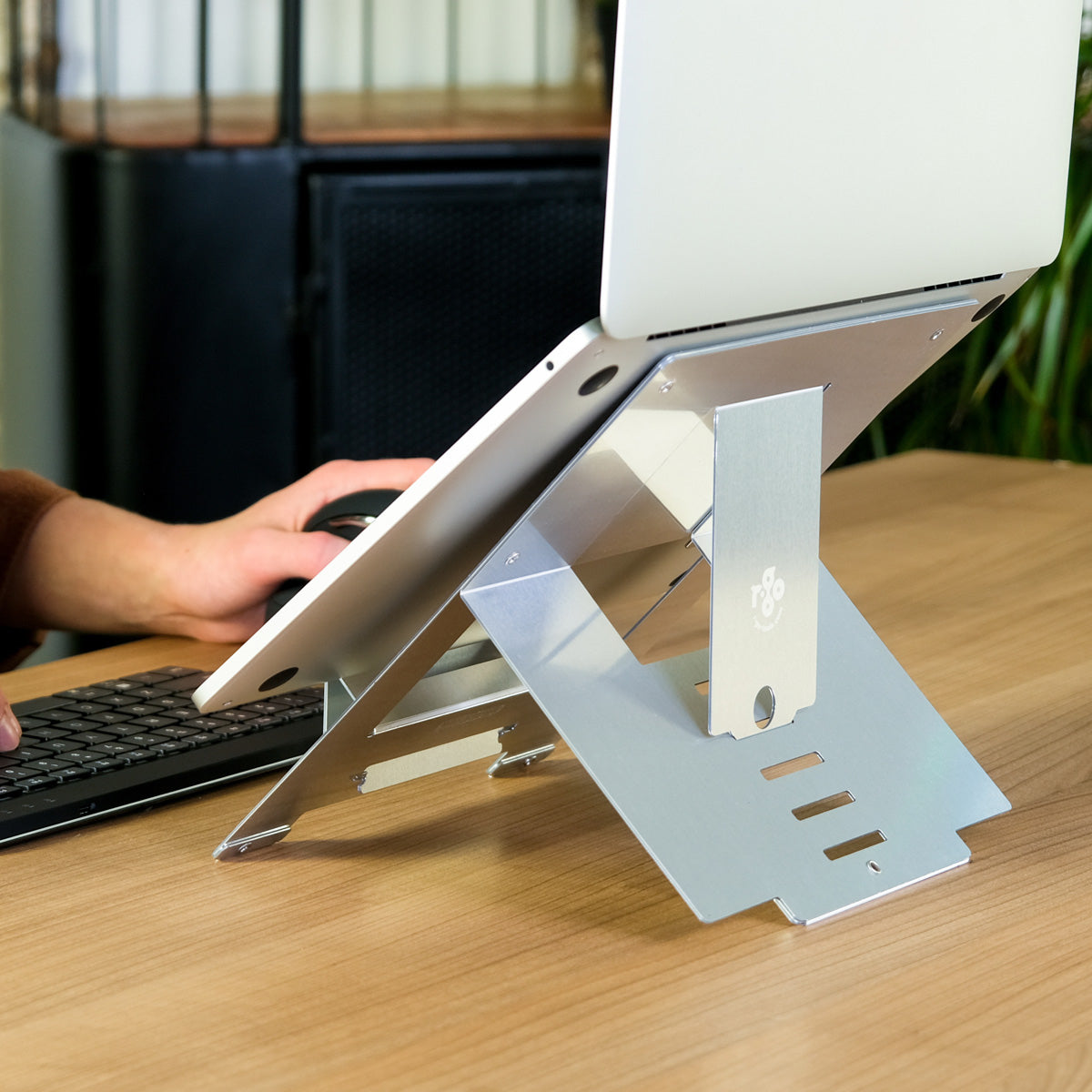 R-Go tools - Supporto ergonomico per laptop Riser in alluminio