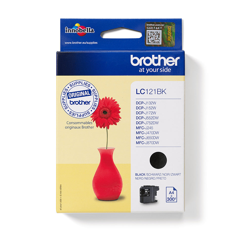 Brother - LC-121BK Inktcartridge Zwart