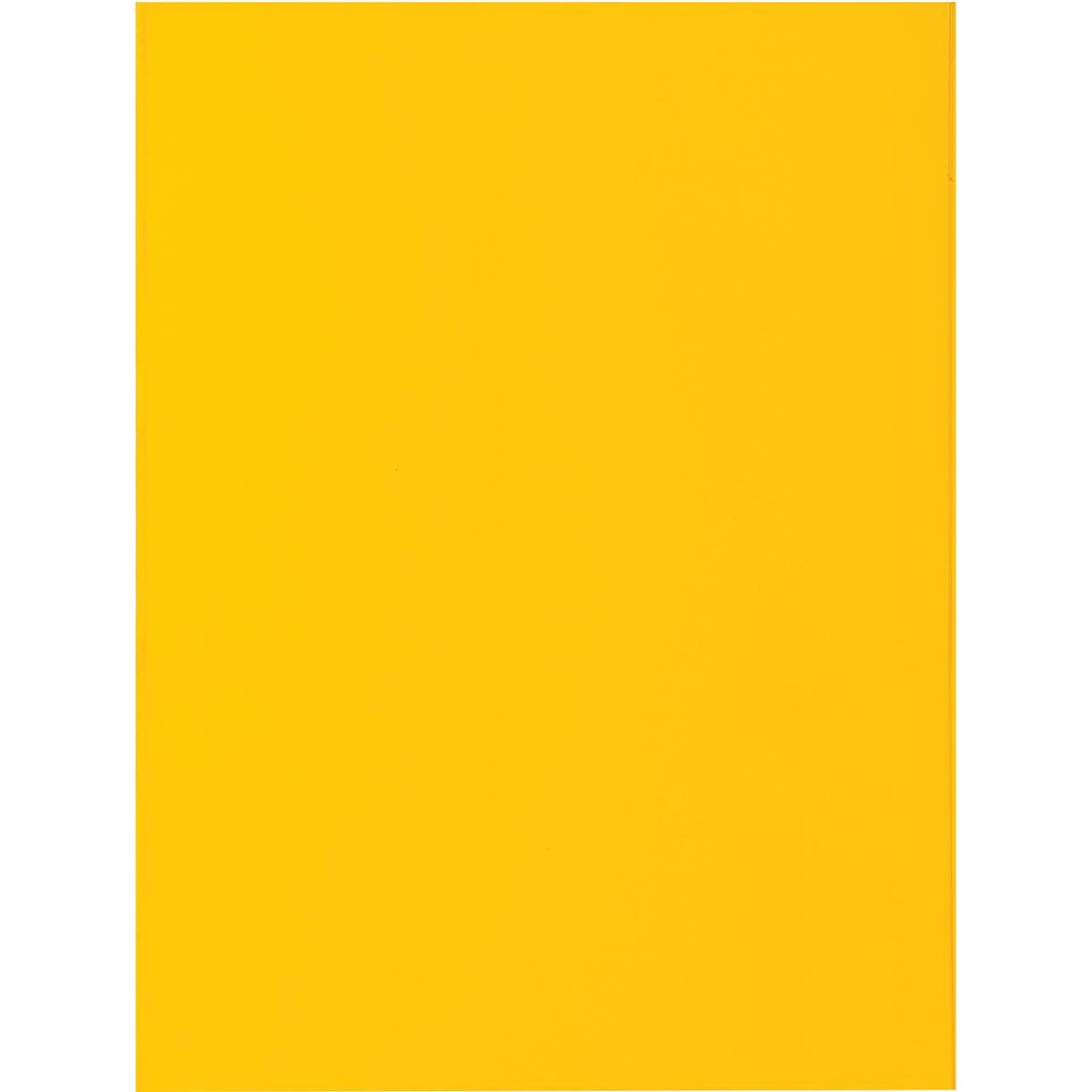 Exacompta - Carpeta Rock's 80, pies 22 x 31 cm, paquete de 100, amarillo