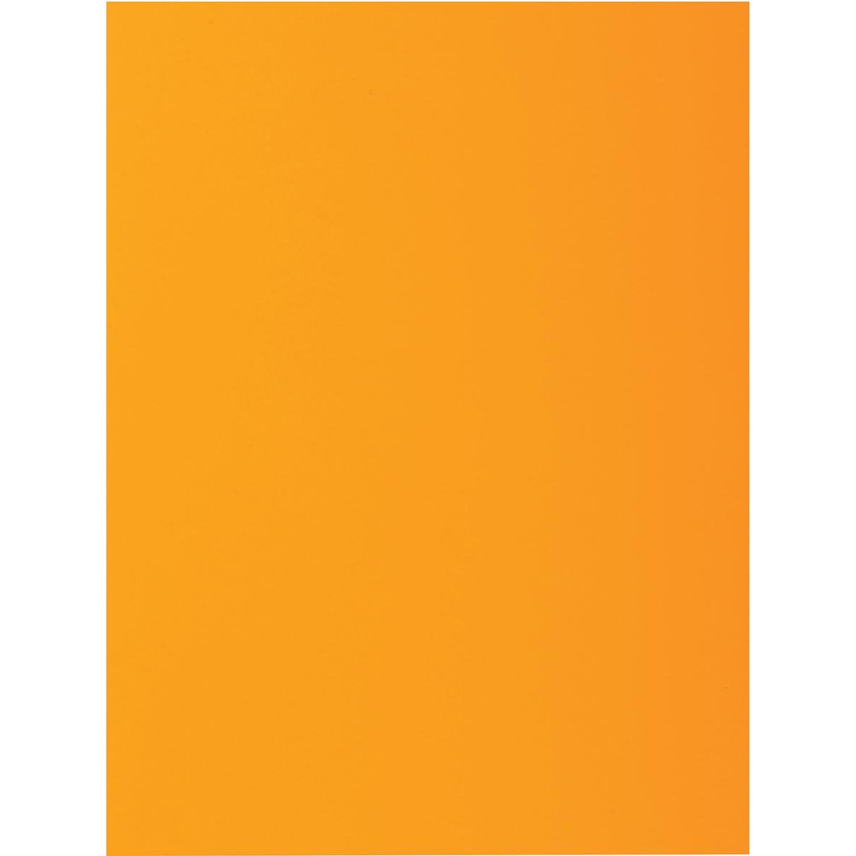 Exacompta - Carpeta Rock's 80, pies 22 x 31 cm, paquete de 100, naranja claro