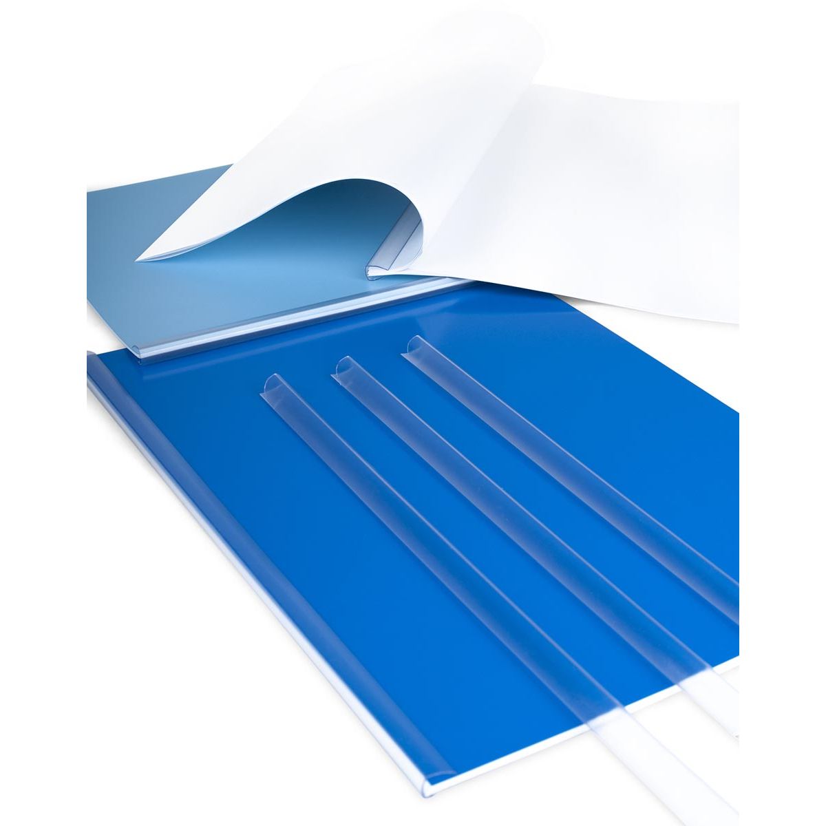 Pavo - klemstrips, pak van 25 stuks, 6 mm, transparant
