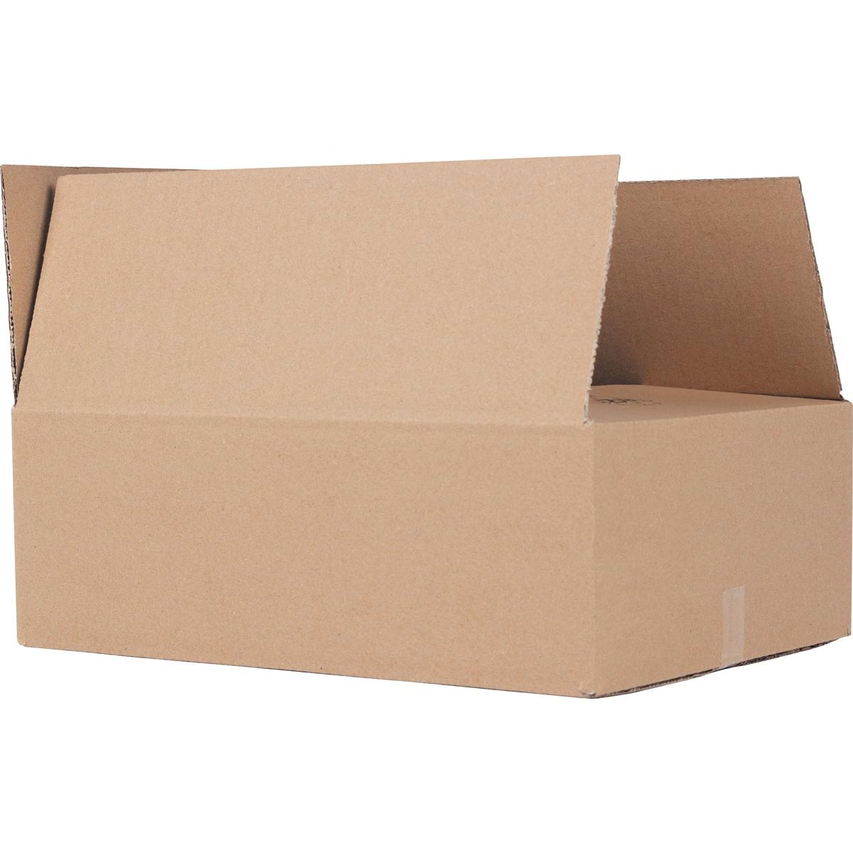 Klika - Caja de envío, onda única, 3 mm, marrón, pies 305 x 220 x 100 mm