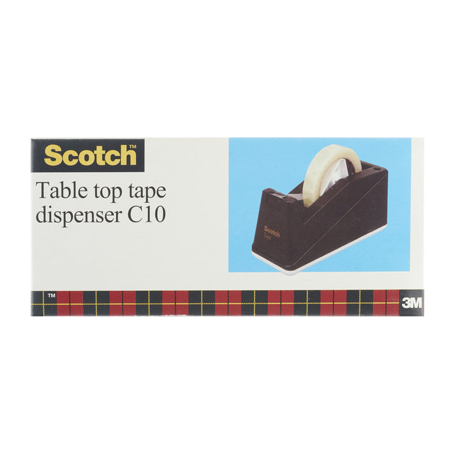 Scotch - Portacinta adhesiva c10 ponderado negro | 6 piezas