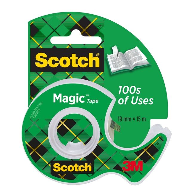 Scotch - Plakband magic 810 19mmx15m + plakbandh | 12 stuks