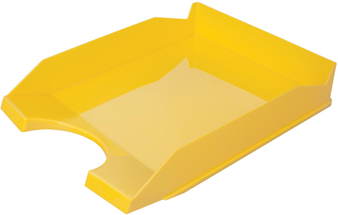 Prodotti UFFICIO - vassoio per lettere, ft A4, PP, giallo