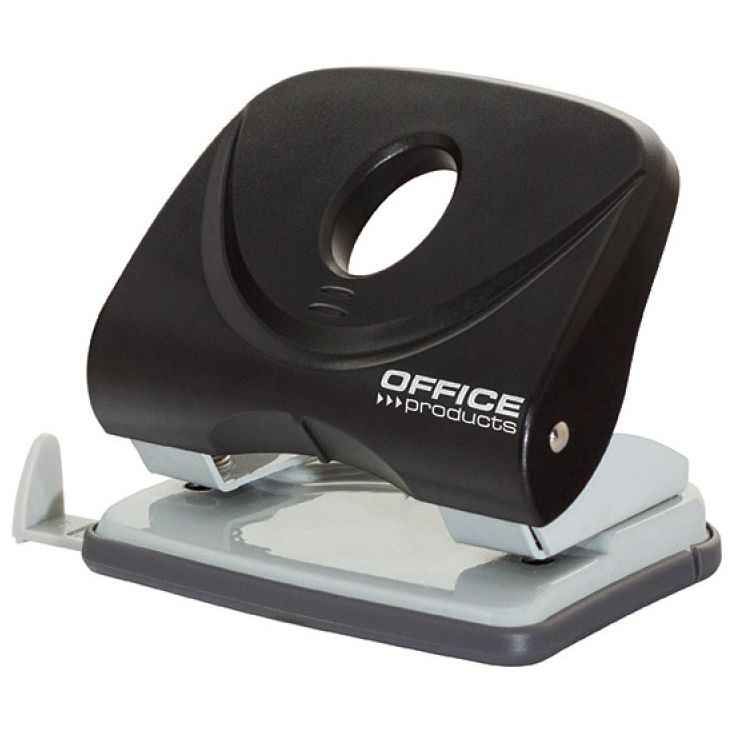 OFFICE products - perforator, 10 blad, in PP, zwart