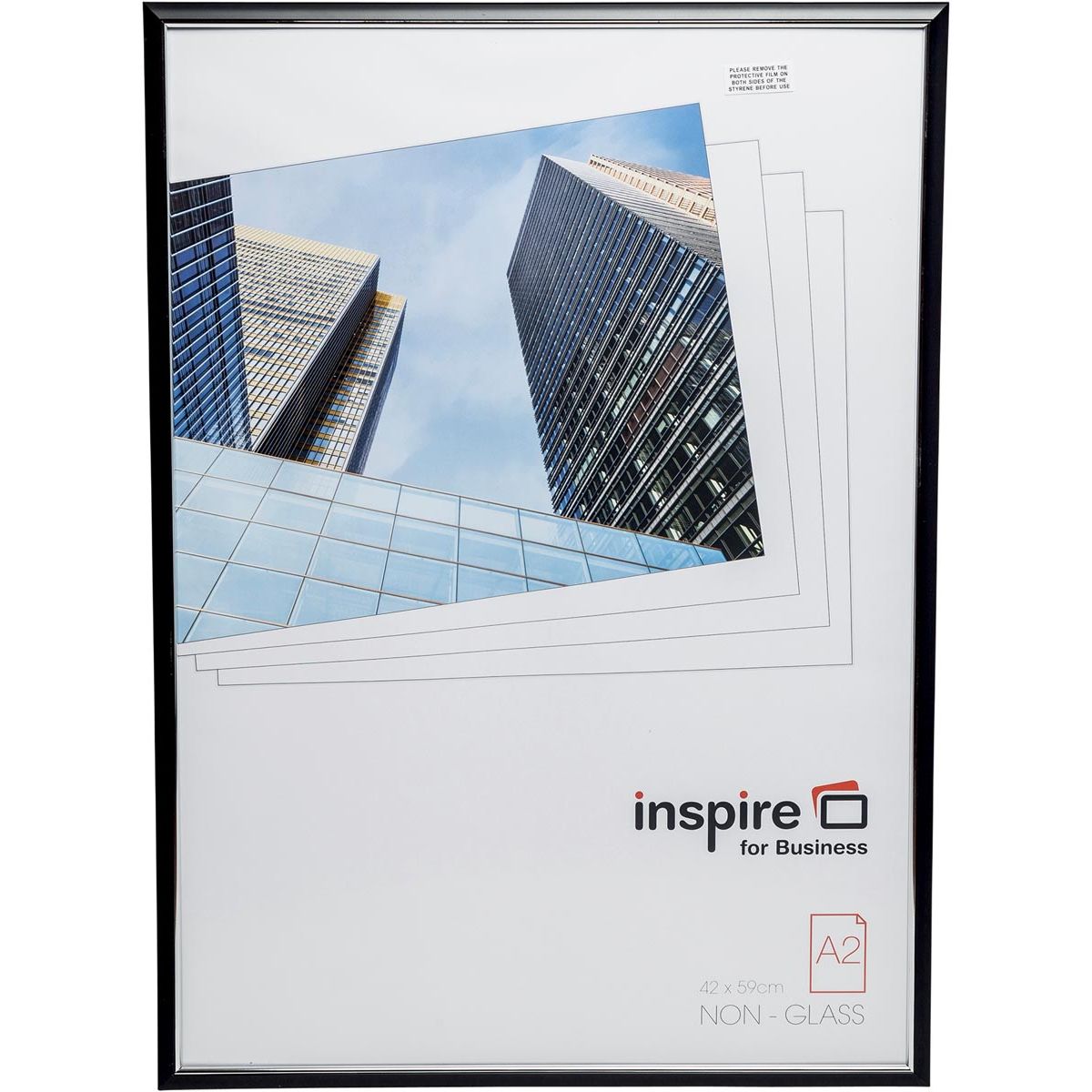 Inspire for Business - fotokader Easyloader, zwart, ft A2