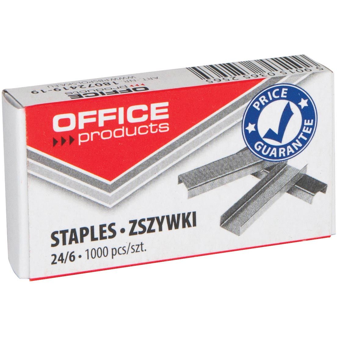 OFFICE products - nietjes 24/6, doos van 1000 stuks
