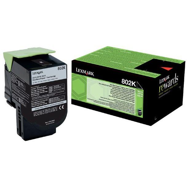 Lexmark - Cartuccia toner 80c20k0 prebate nero
