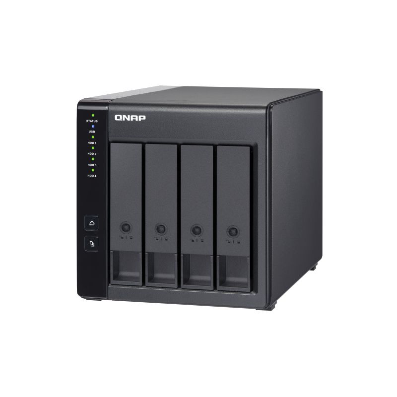 QNAP - TR-004 behuizing voor opslagstations HDD-/SSD-behuizing Zwart 2.5/3.5