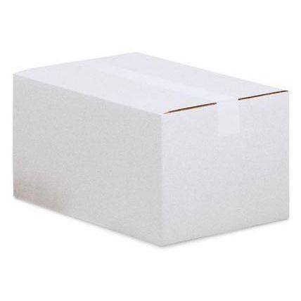 Klika - Shipping box, single wave, 3 mm, white, ft 370 x 250 x 145 mm