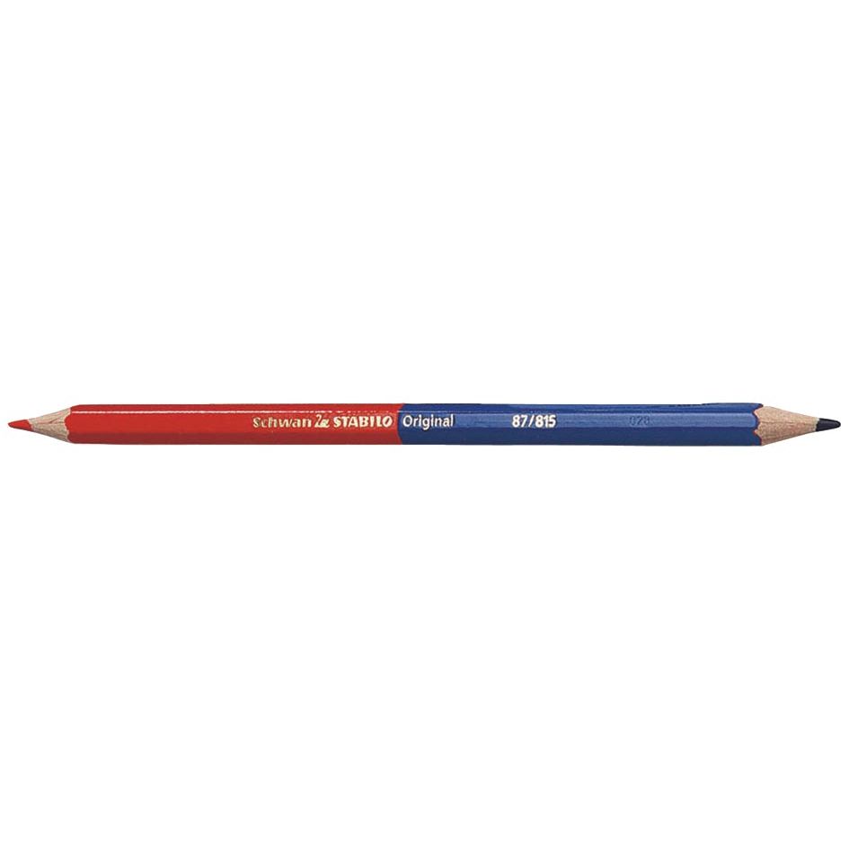 STABILO - Crayon original rouge/bleu