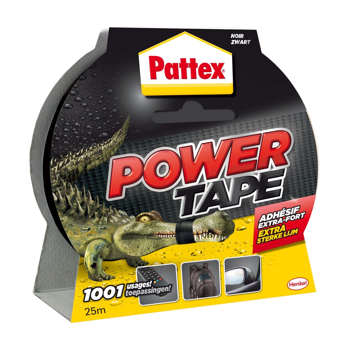 Pattex - Plakband Power e 50mmx25m zwart