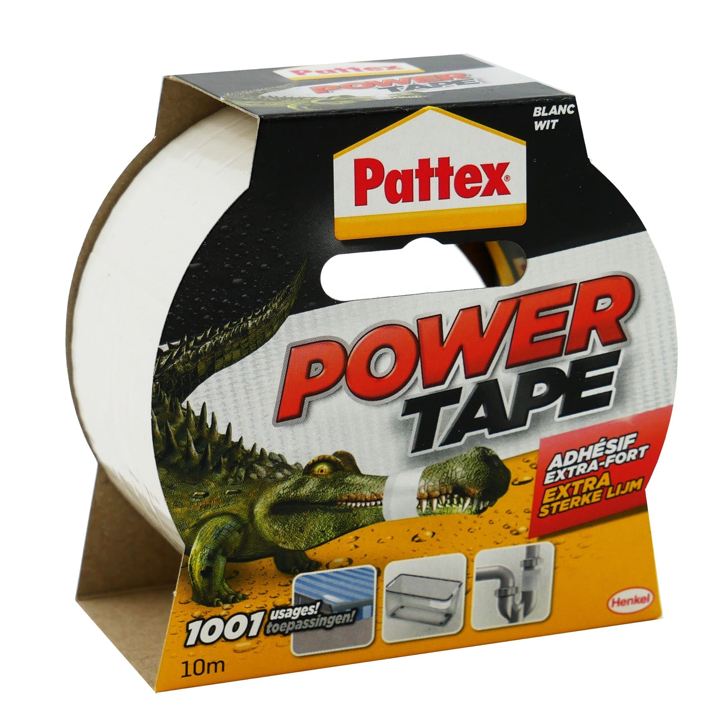 Pattex - Nastro adesivo Power e 50mmx10m bianco