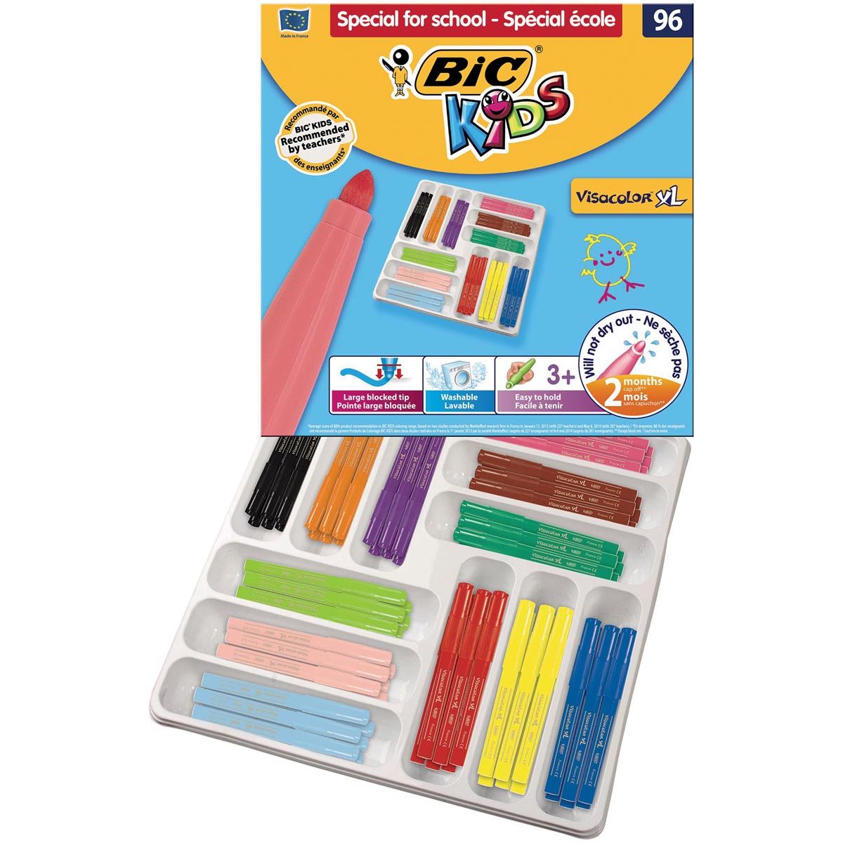 BIC - Kids viltstift Visacolor XL
