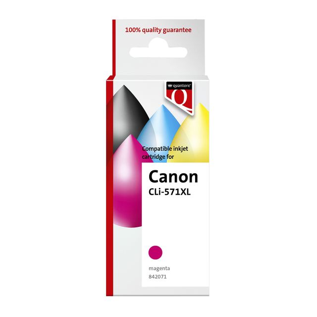 Quantore - Inktcartridge canon cli-571xl rood