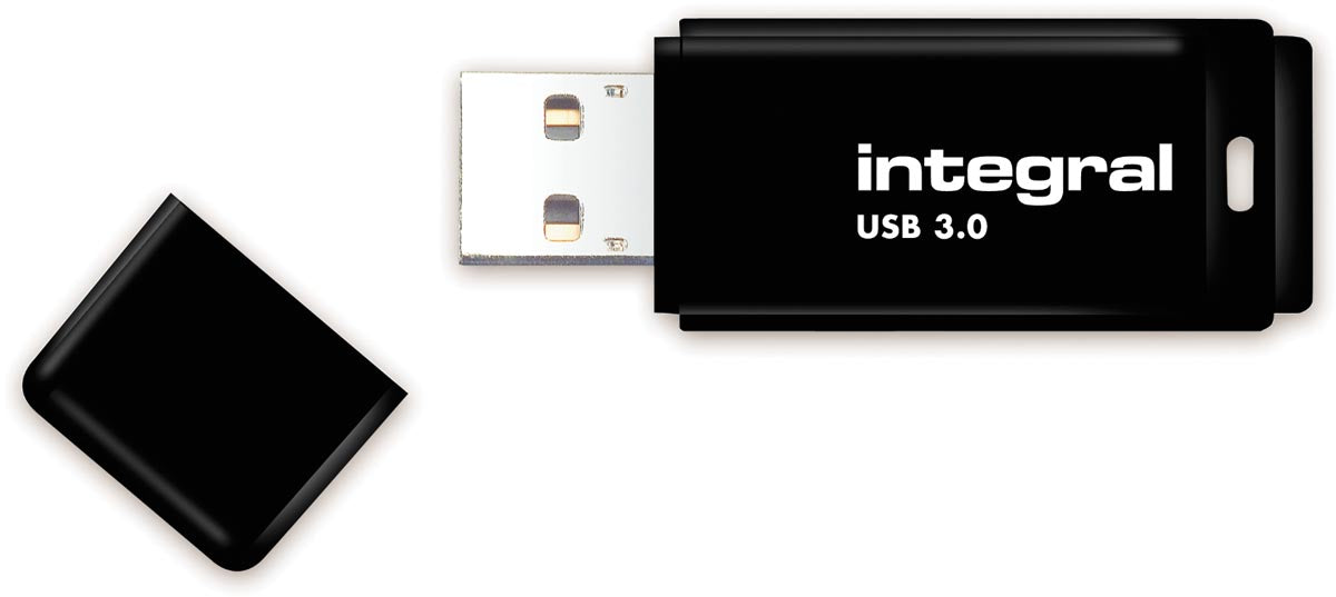 Integral - USB stick 3.0 Black, 256 GB, zwart