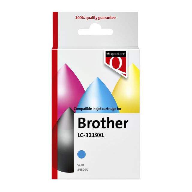 Quantore - Ink cartridge alternative for LC-3219XL blue