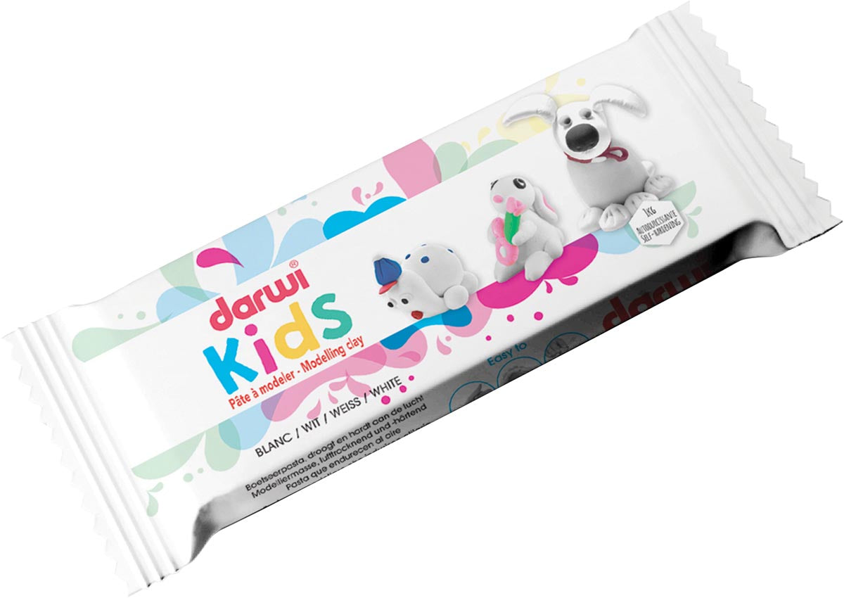 Darwi - pâte à modeler Kids, paquet de 1 kg