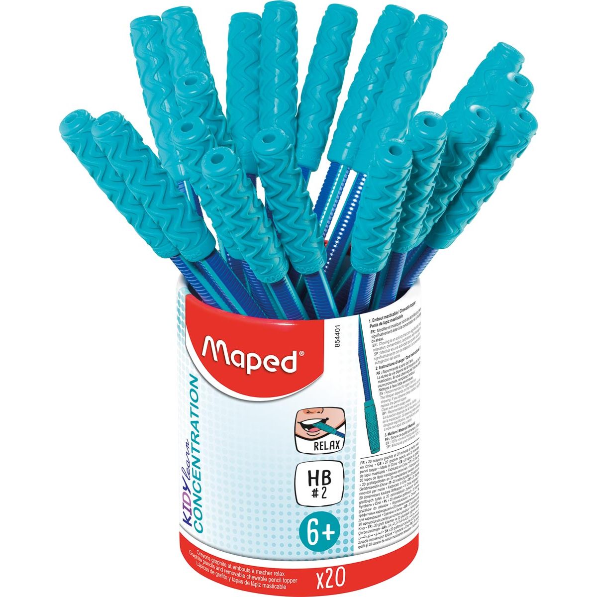 Maped - Kidy Learn potlood Concentration, doos van 20 stuks