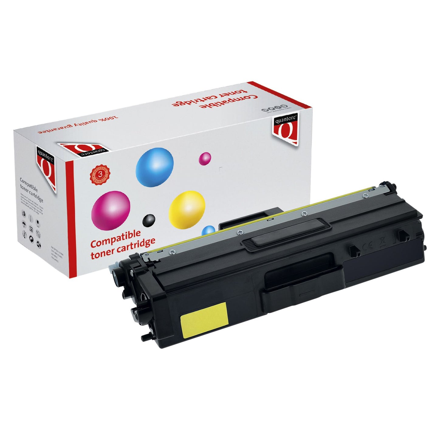 Quantore - Toner alternatief tbv TN-421Y geel