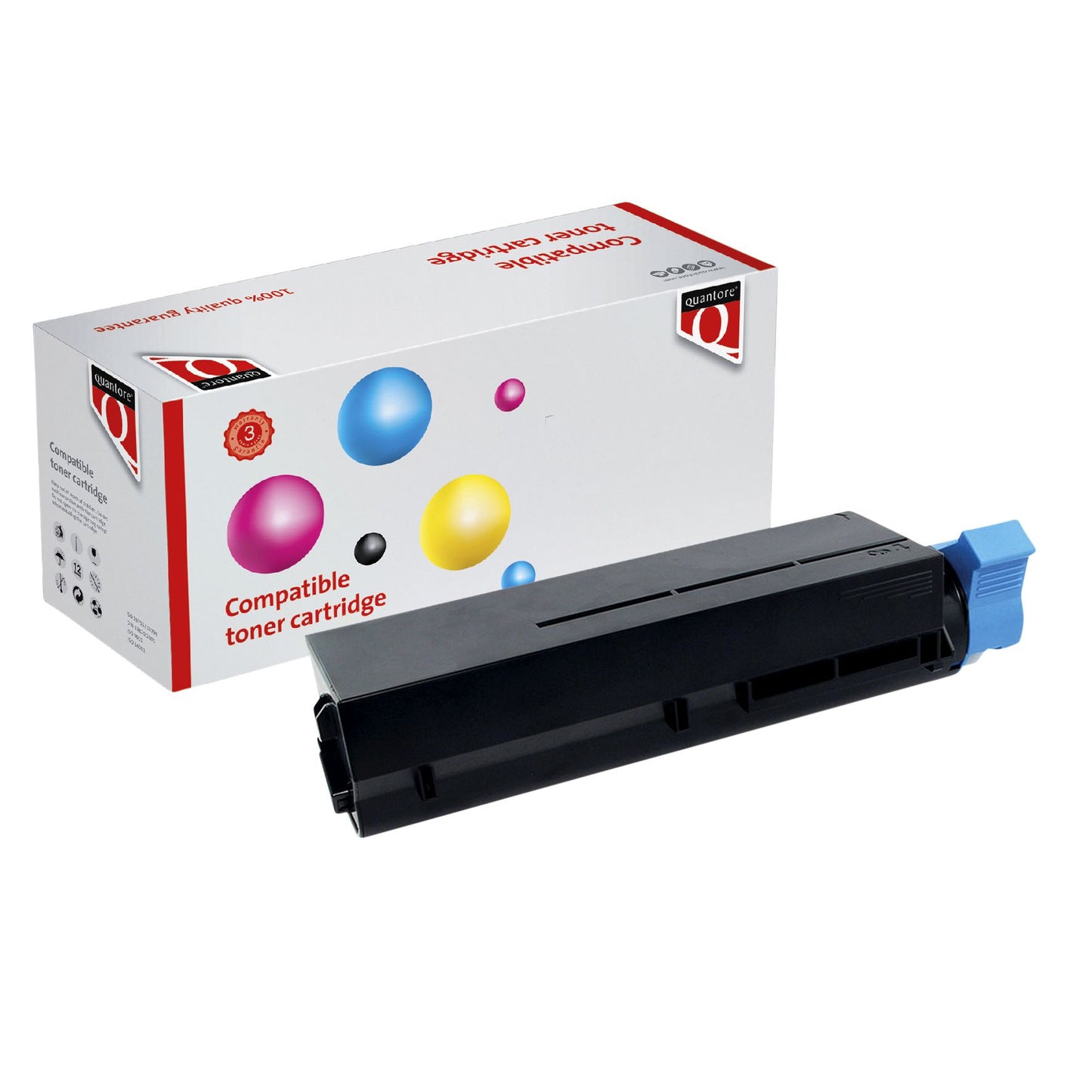 Quantore - Toner alternatief tbv Oki 45807106 zwart