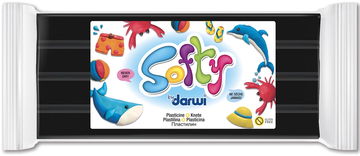 Darwi - boetseerpasta Softy zwart