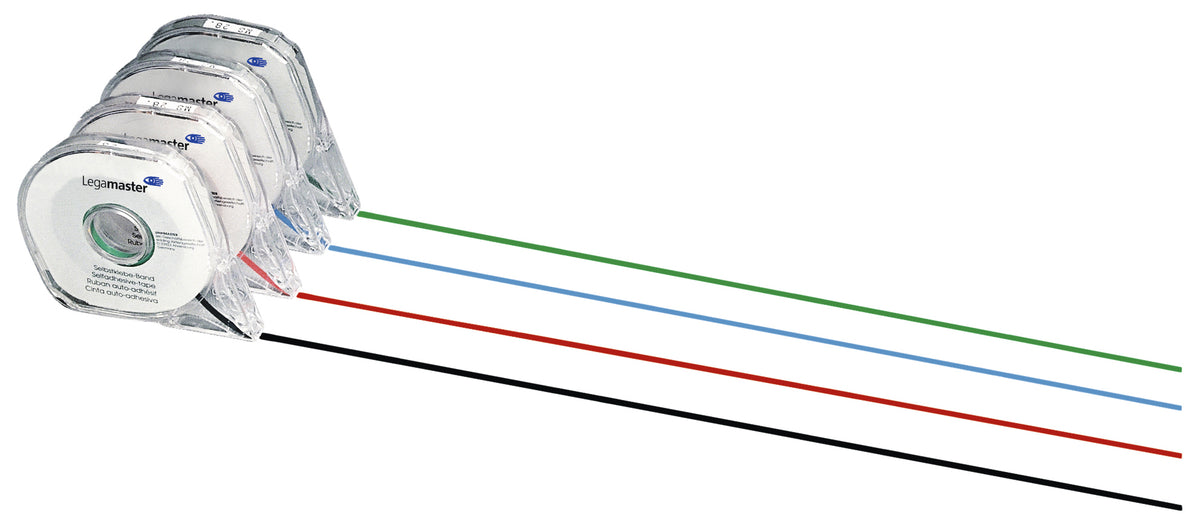 Legamaster - Planbord verdeele 3.0mmx8m zwart