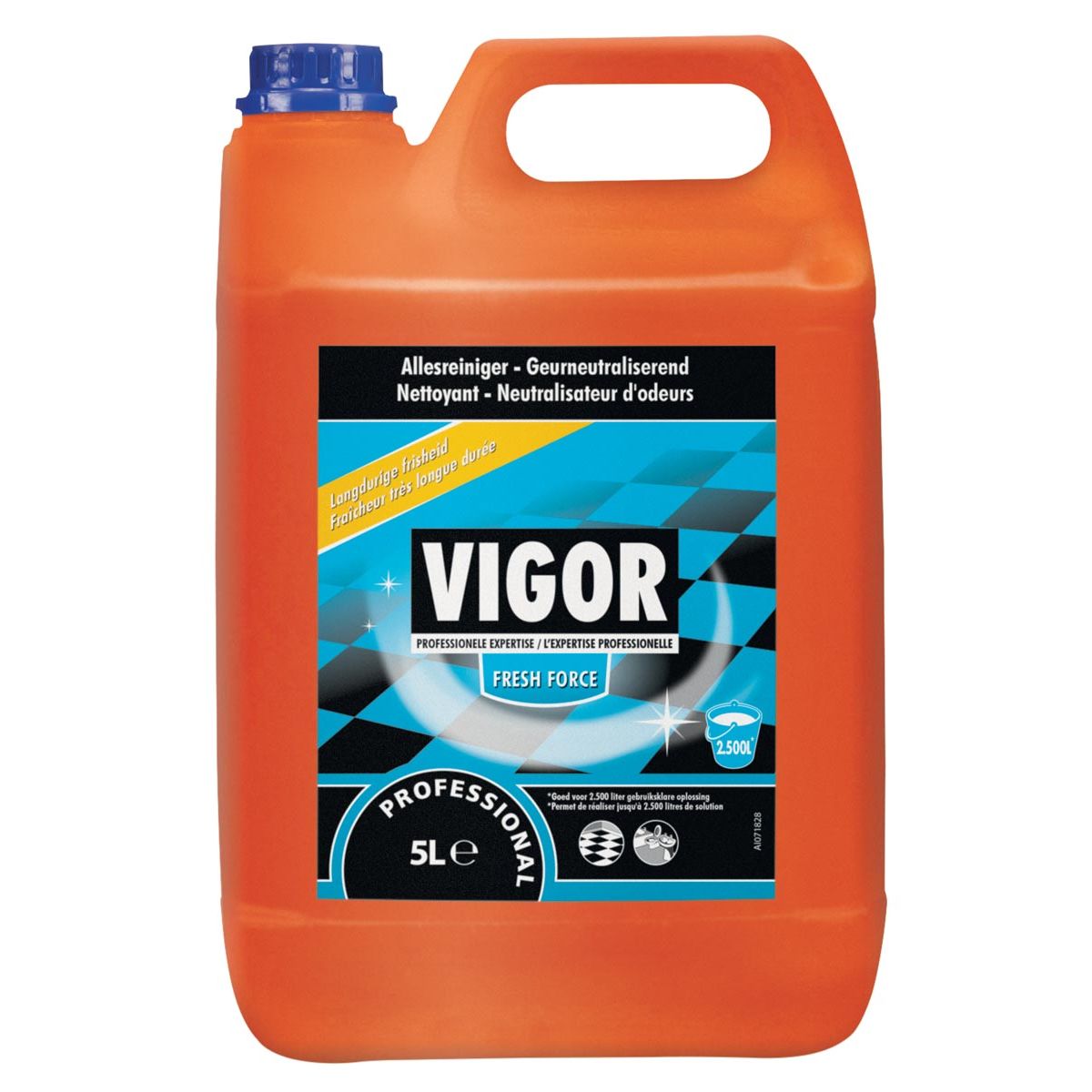 Vigor - allesreiniger Fresh Force, flacon van 5 liter