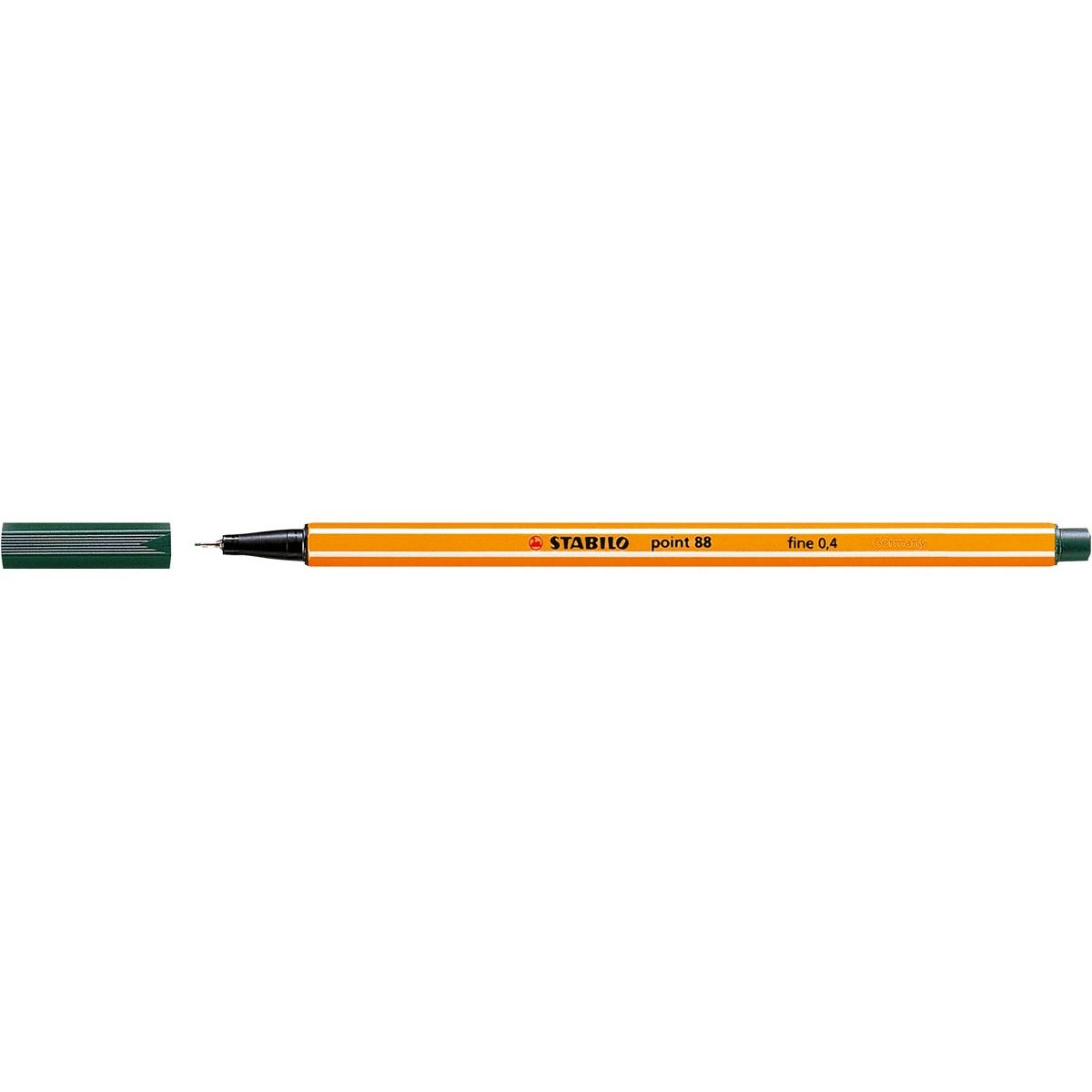 Stabilo - Fineliner punta 88/63 verde terra fine