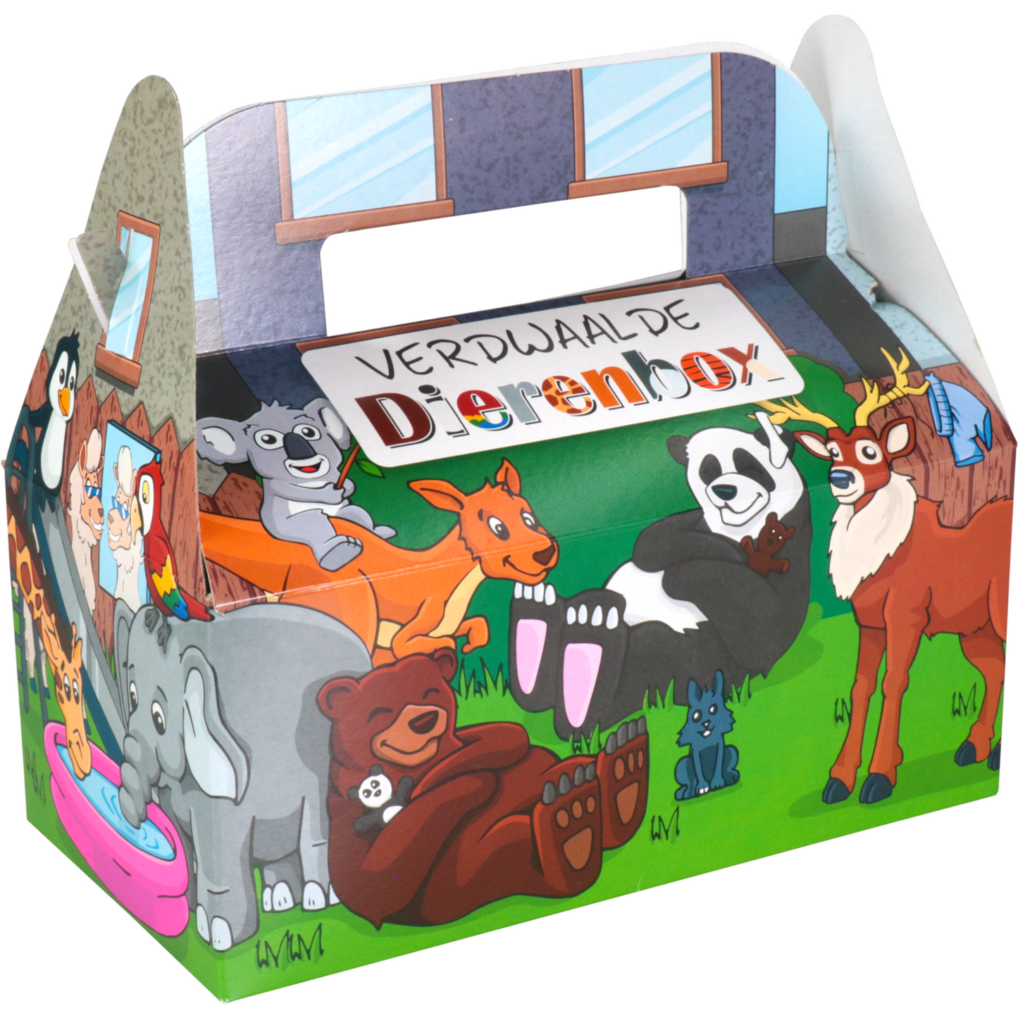 Depa - Kidsbox | Verdwaalde dieren | 225x120x95mm | karton | 50 stuks