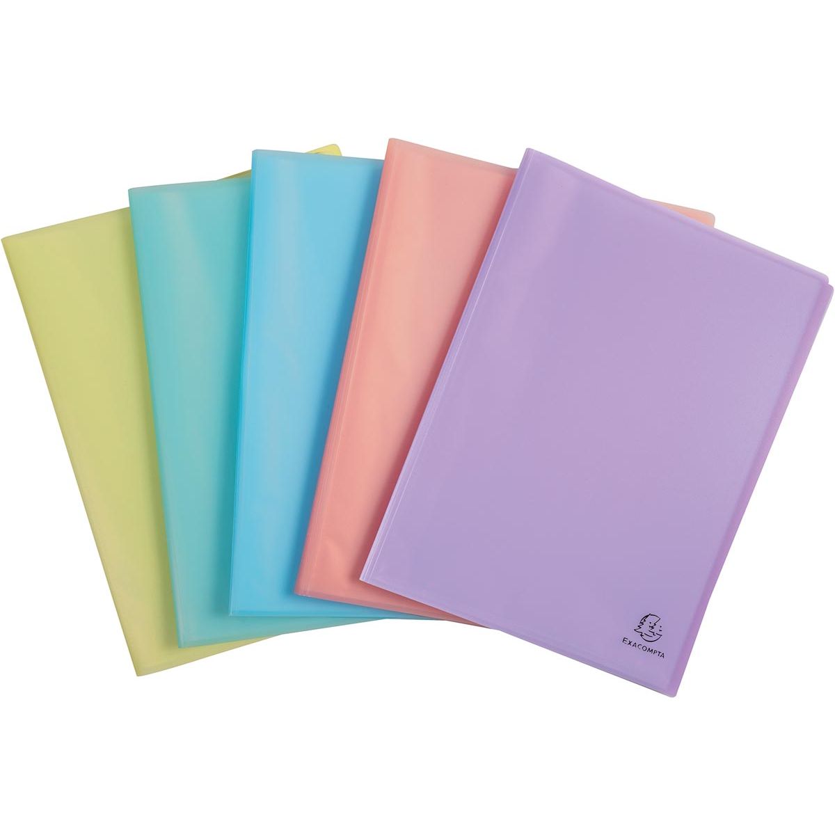 Exacompta - Album Chromaline, 40 sachets, couleurs pastel assorties