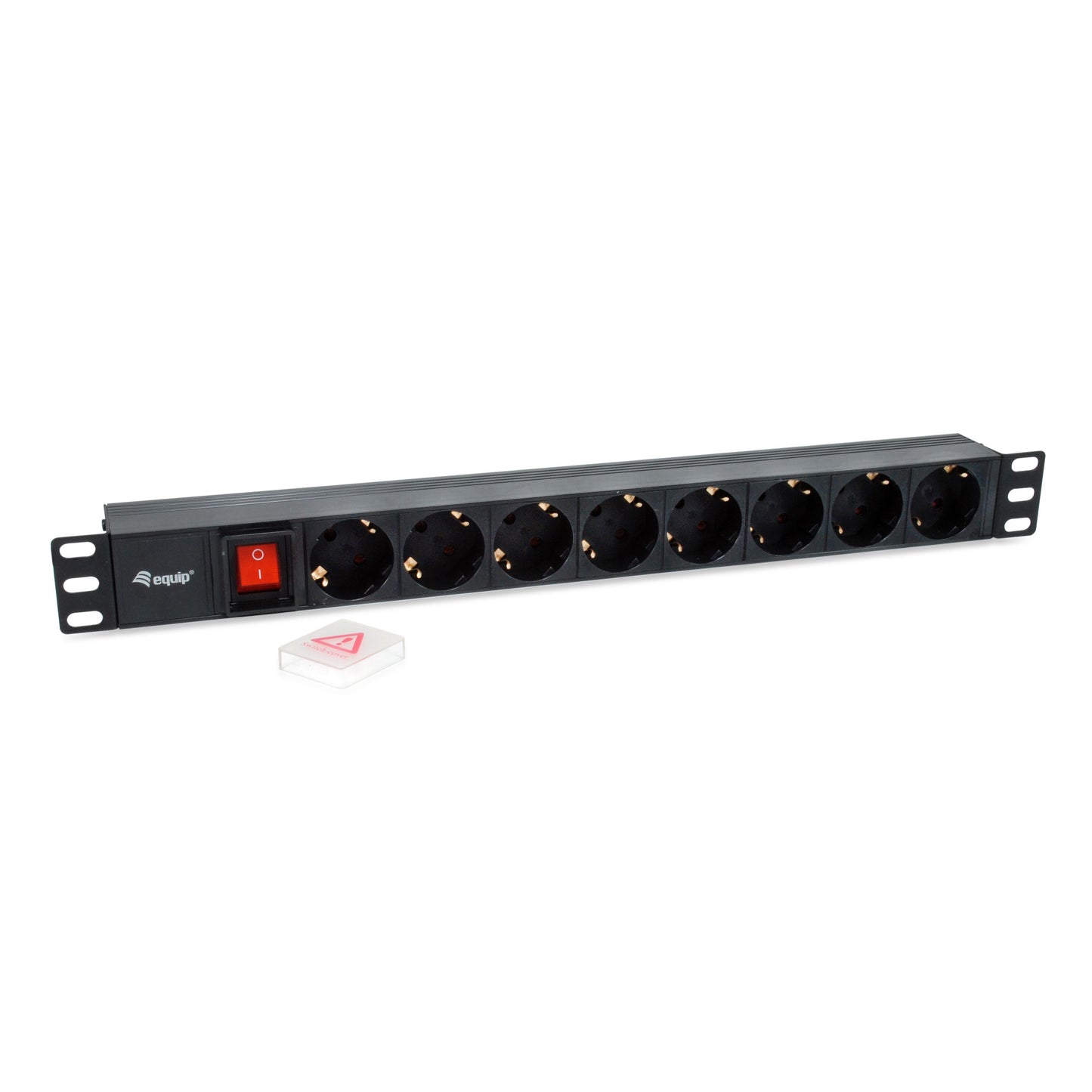 EQUIP - 333286 energiedistributie 8 AC-uitgang(en) 1U Zwart