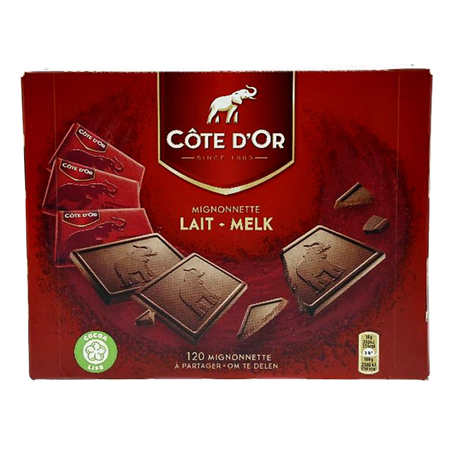 Cote d'or - Mignonette al cioccolato al latte 120x10 grammi
