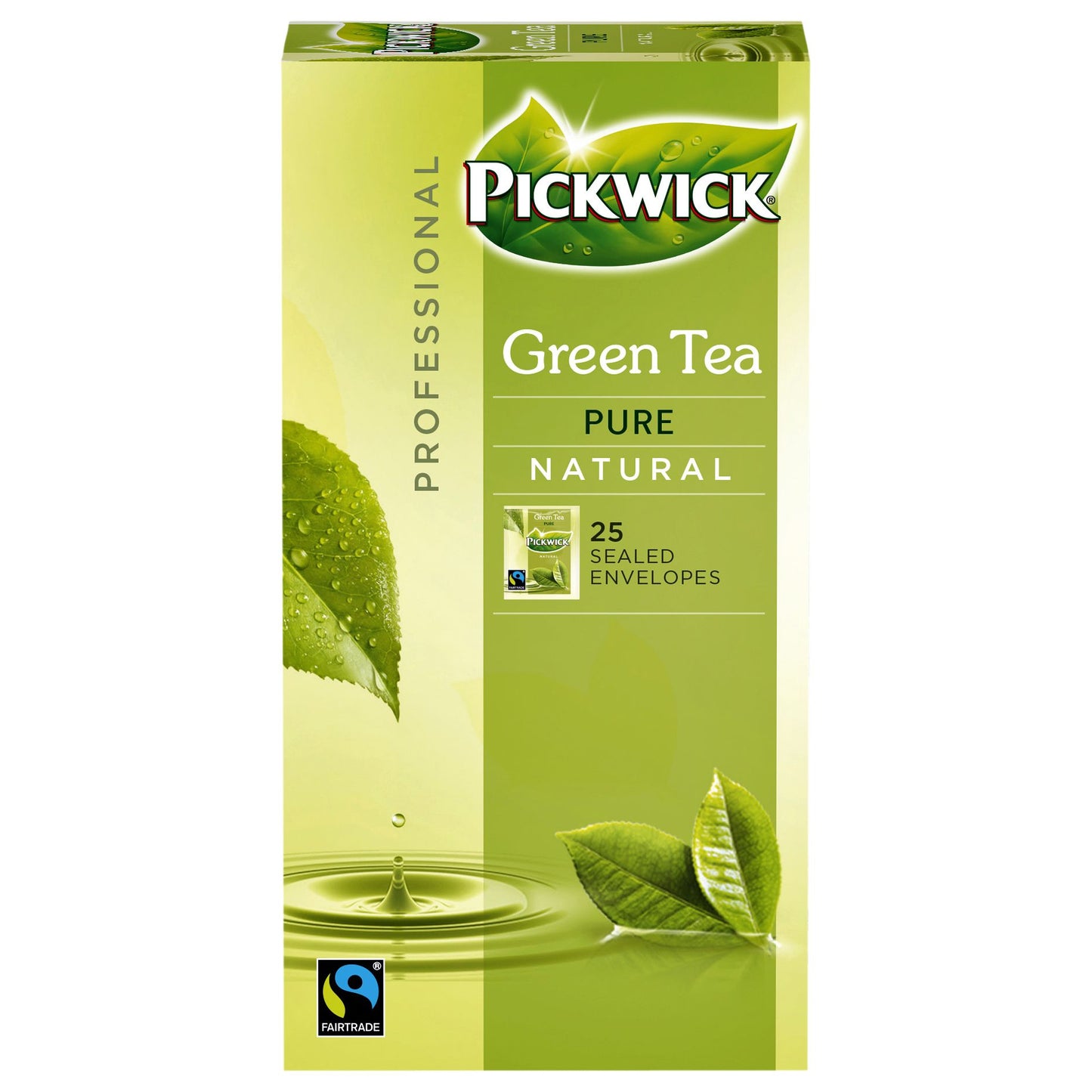 Pickwick - Thee fair trade green pure 25x1.5gr | 3 stuks