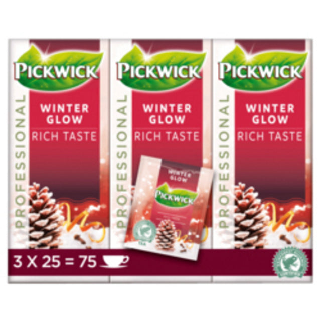 Pickwick - Thee winter glow 25x2 gr met envelop | 3 stuks