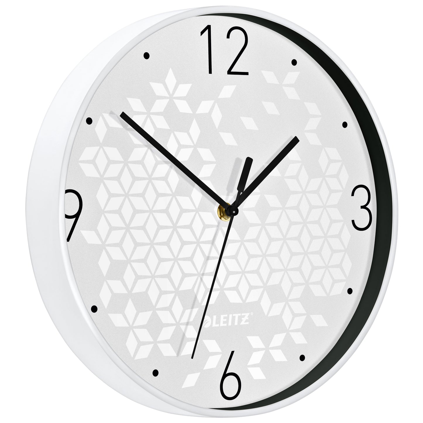 Leitz - Reloj de pared WOW Ø29cm blanco
