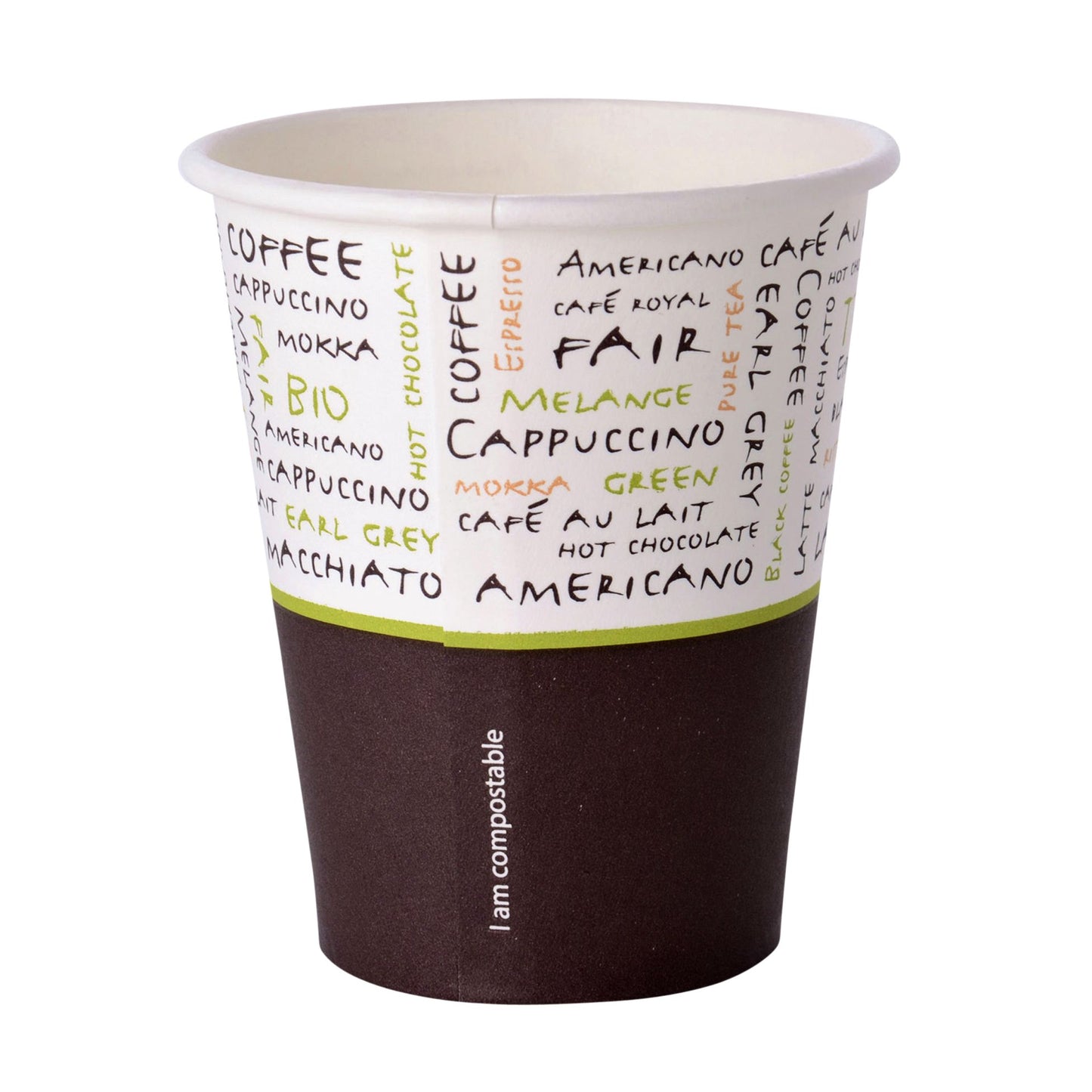 Office - Cup 220ml Ø80 mm PLA cardboard 1000 pieces