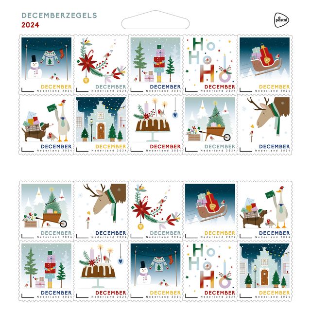 Postzegels - Decemberzegel nederland 2025
