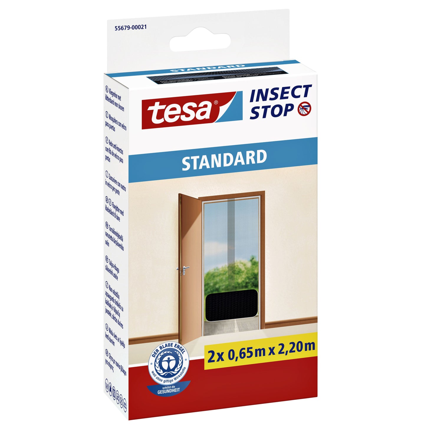 Tesa - Mosquitera ® Insect Stop STANDARD puerta 2x 0,65x2,20m antracita